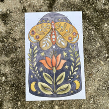 Load image into Gallery viewer, Folk Moth - postcard