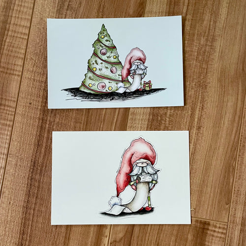 Gnome - postcard