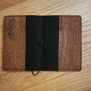 RTS - Holiday Berry with Front vertical pocket  - Pocket/Field Notes