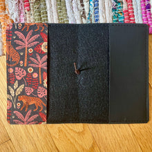 Load image into Gallery viewer, RTS - Berry with Jungle Cheetah accents - Pocket/Field Notes