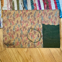 Load image into Gallery viewer, RTS  - Pattern with Avocado Jagged Front Pocket- A5