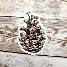 Load image into Gallery viewer, Pinecone - Vinyl Sticker (W)