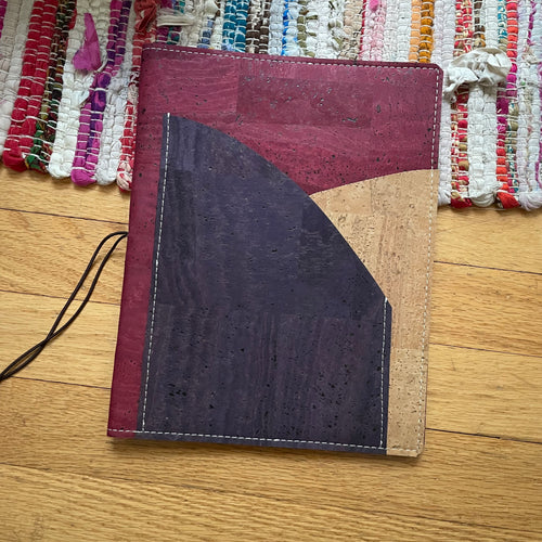 RTS  - Berry with Plum and Wheat Swoop Front Pocket - (De)Composition