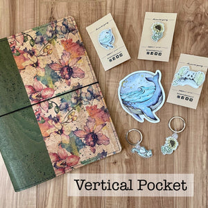 Berry Travelers Notebook (TN) - Cork Cover