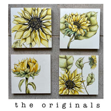 Load image into Gallery viewer, Sunflower #2  - Vinyl Sticker (W)