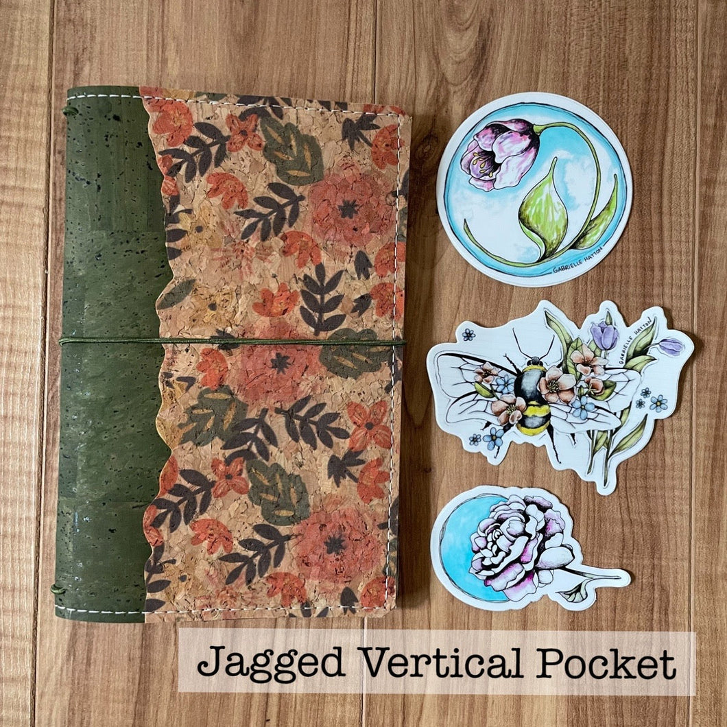 Pre- Order Front - Pocket or Spine -Enchanted Florals