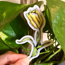 Load image into Gallery viewer, Yellow Tulip - Vinyl Sticker (W)