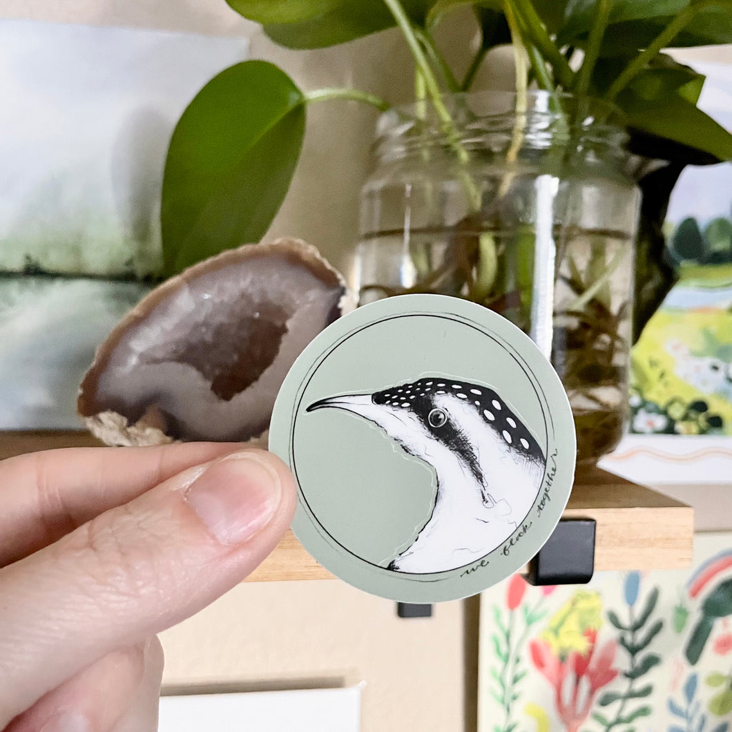 We flock together - Vinyl Sticker