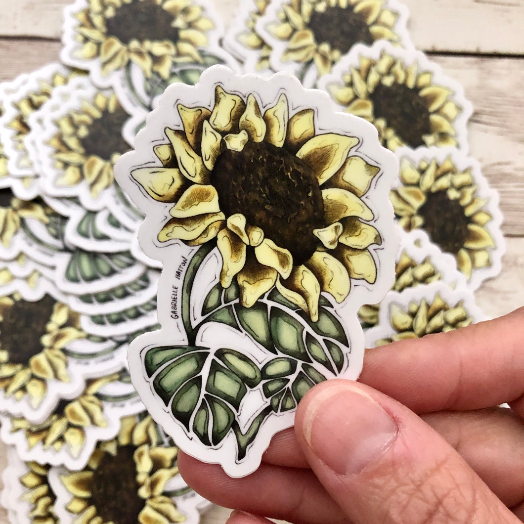 Sunflower - Vinyl Sticker