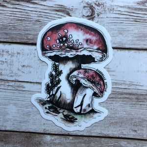Mushrooms - Vinyl Sticker