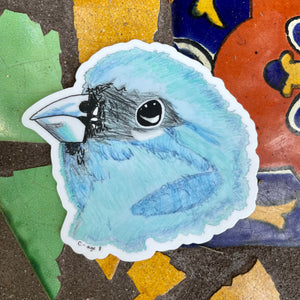 Blue Bird  - Vinyl Sticker